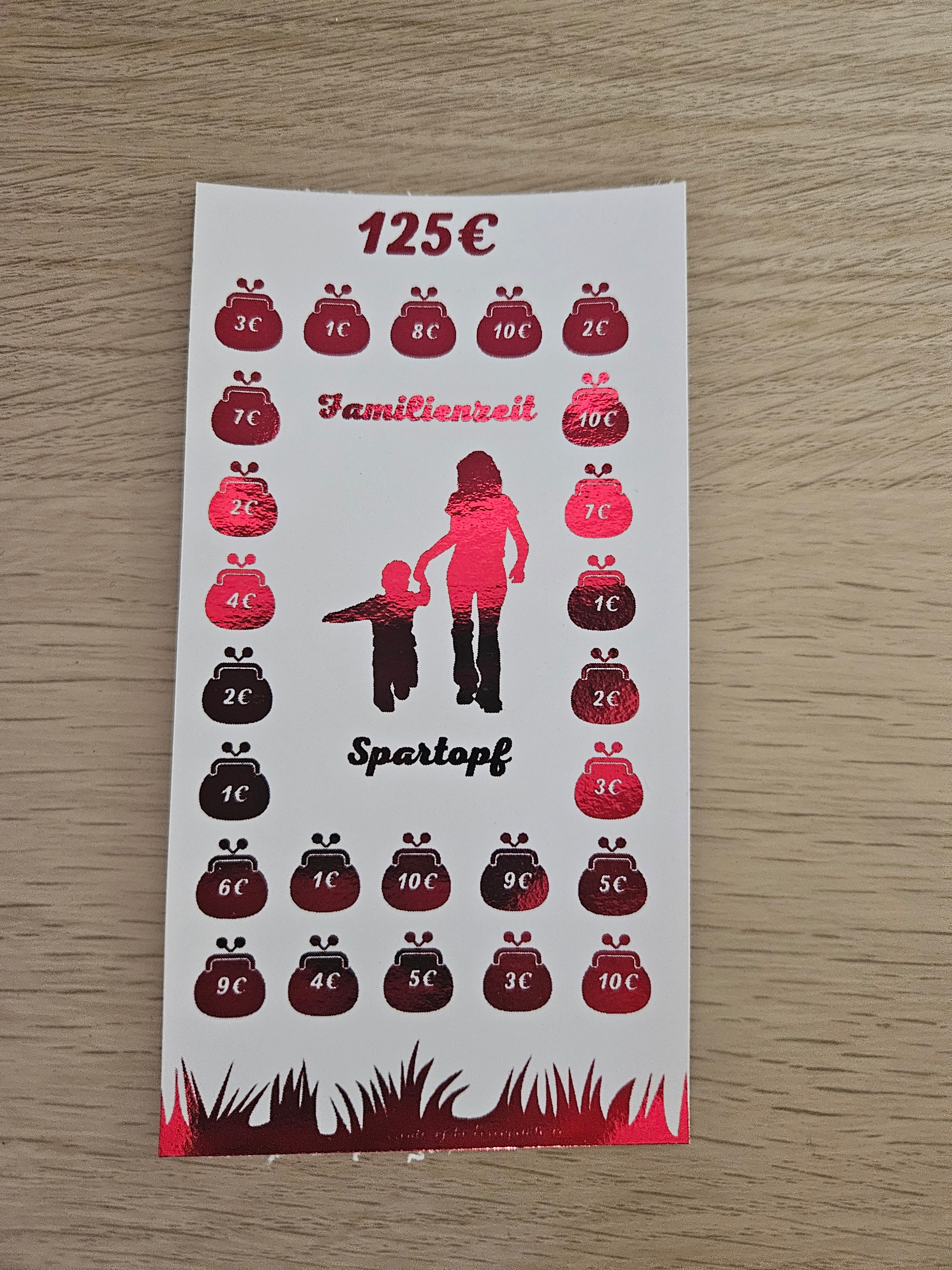 Familienzeit Spartopf