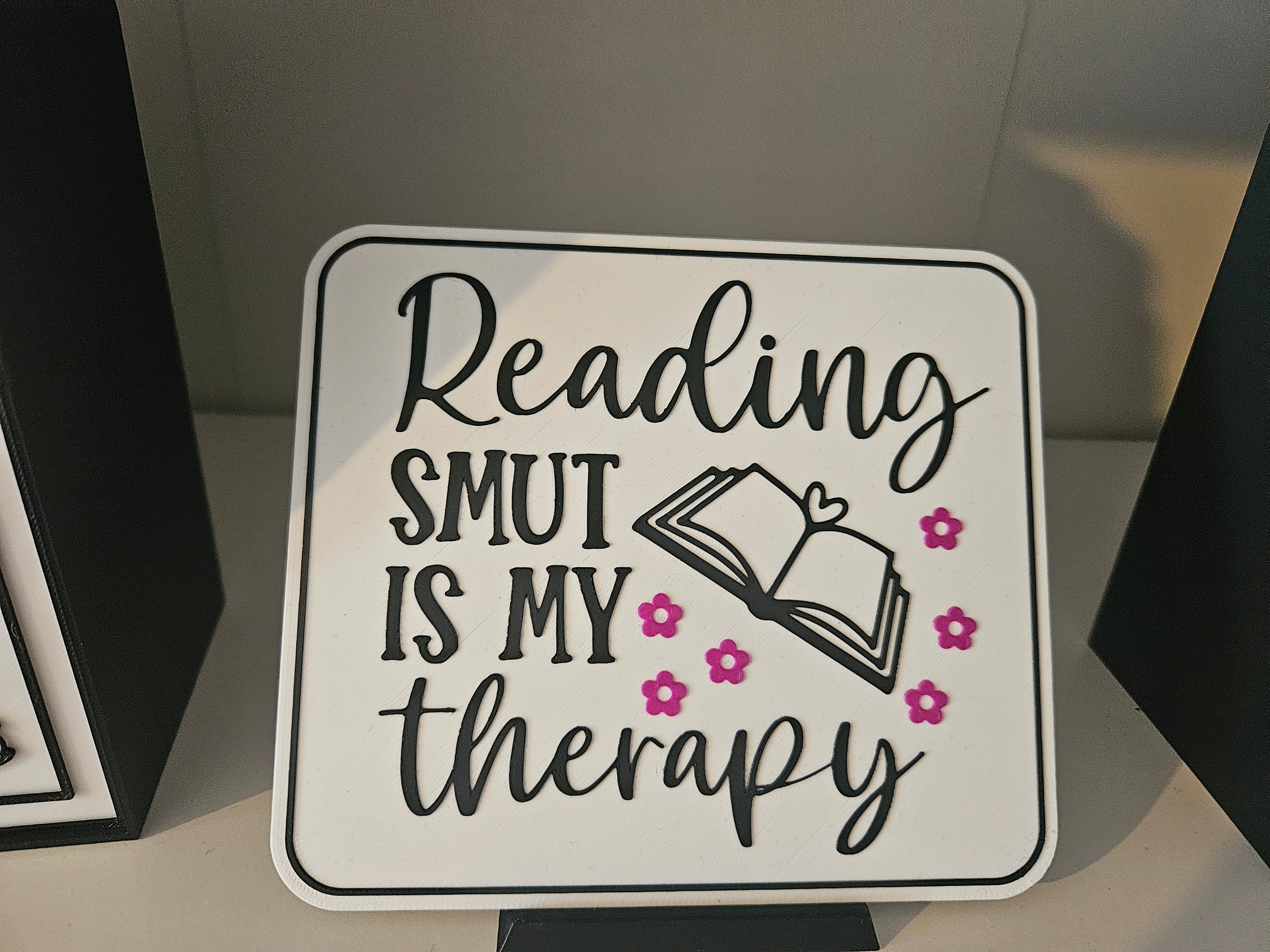 Lesen ist meine Therapieschild