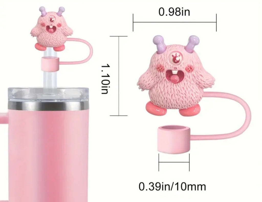 Strohhalmtopper Monster