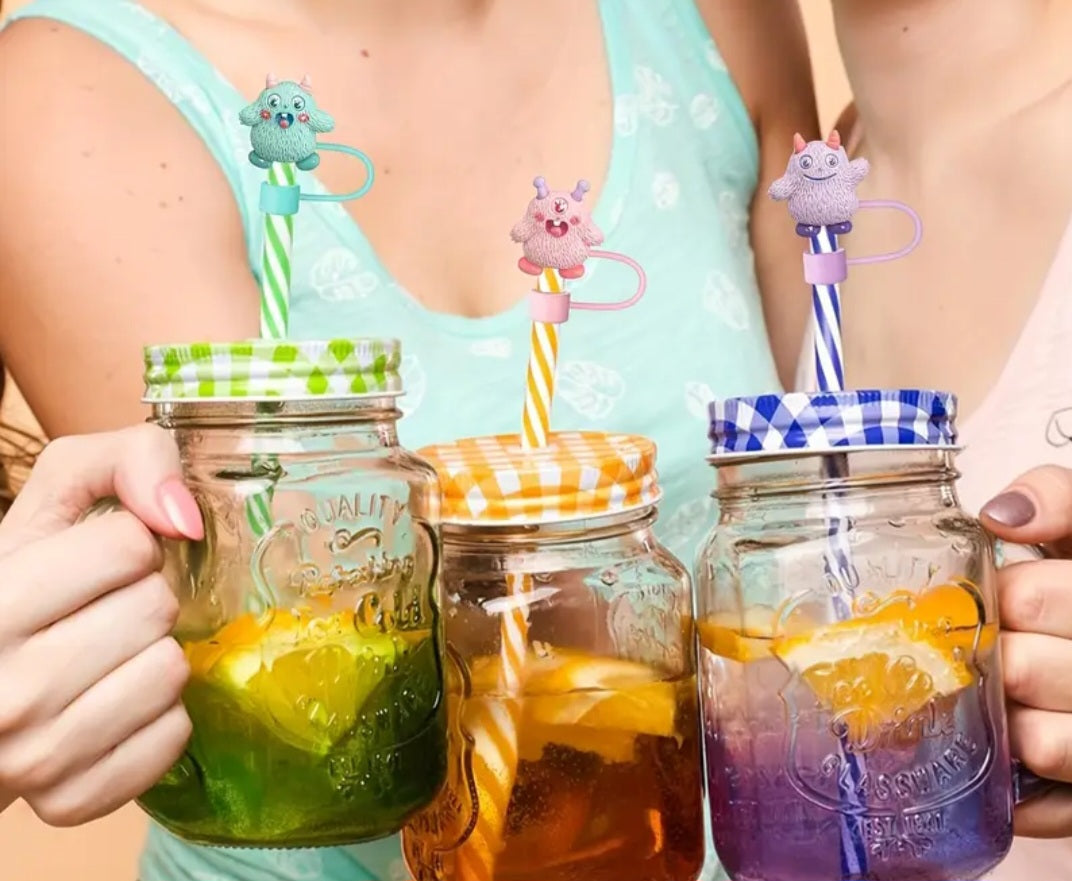 Strohhalmtopper Monster