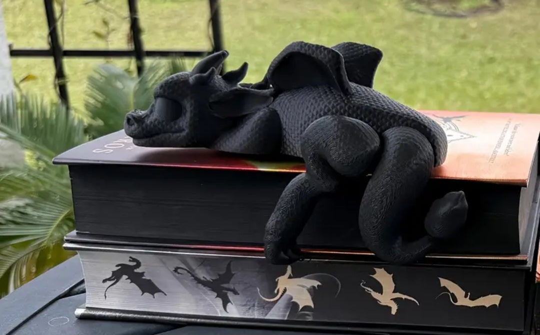 schlafender Bücherdrache