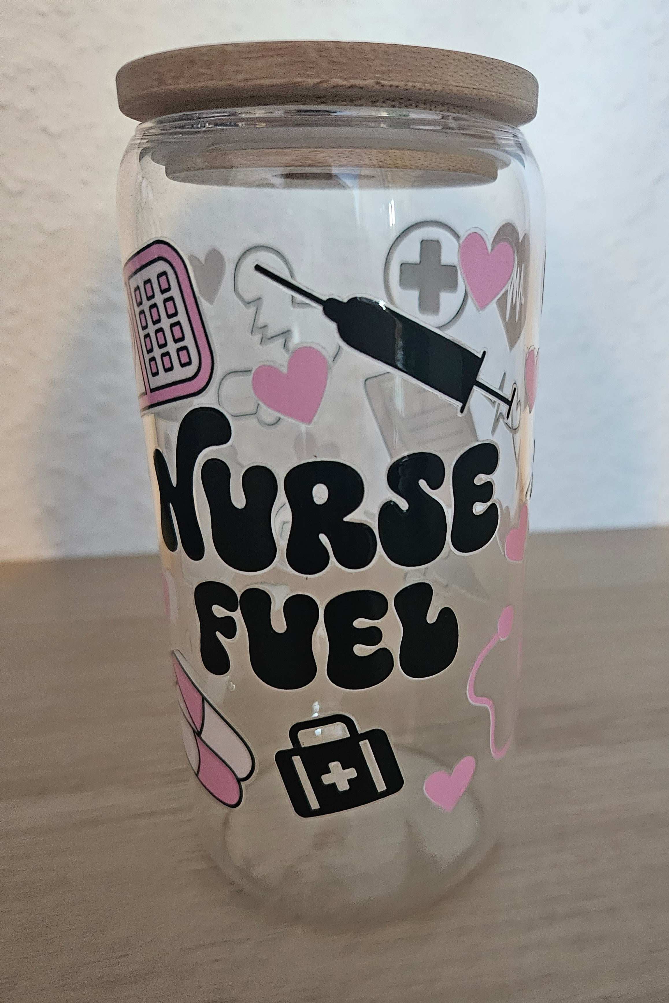Nurse fuel glas