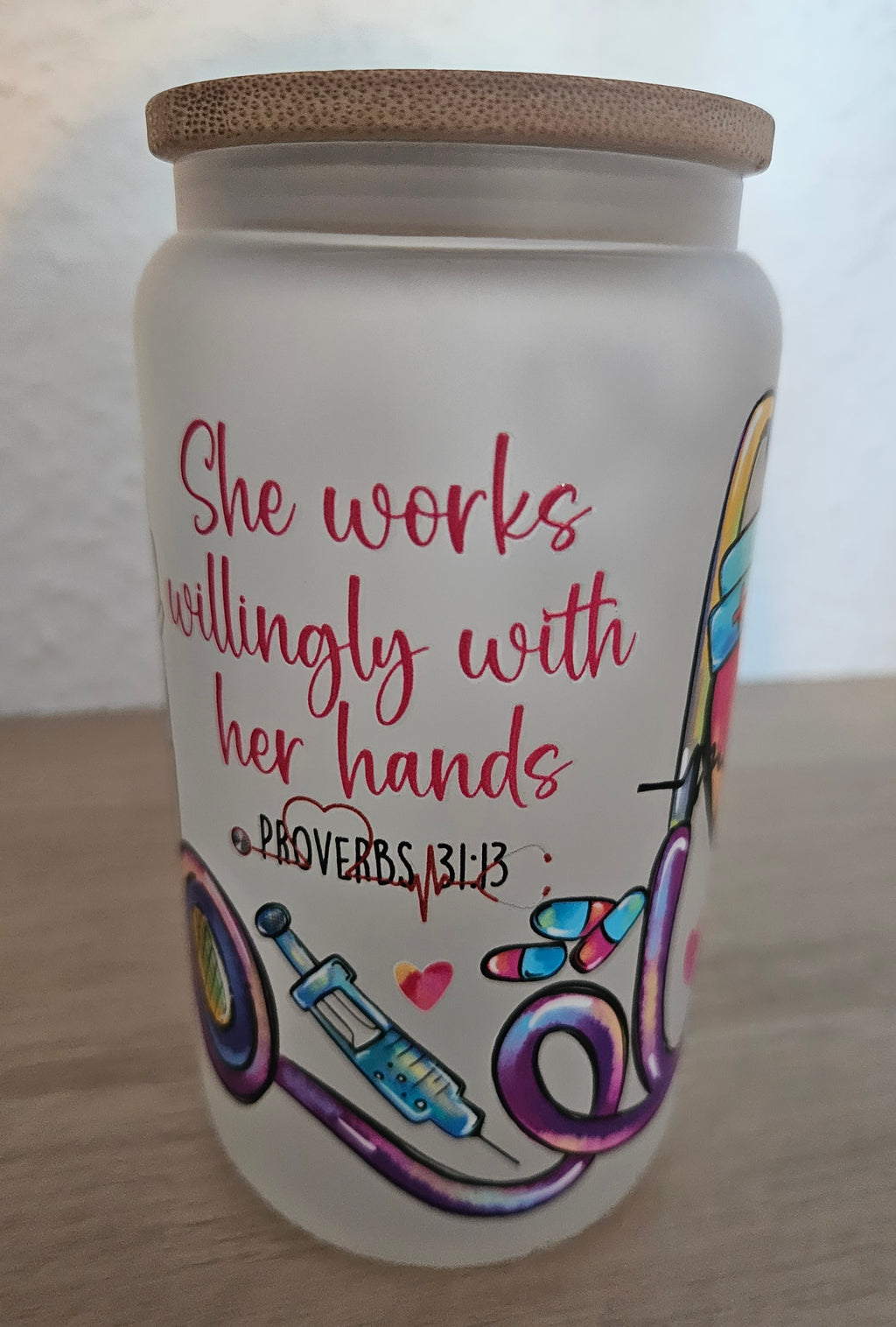 Glas Regenbogen Schwester