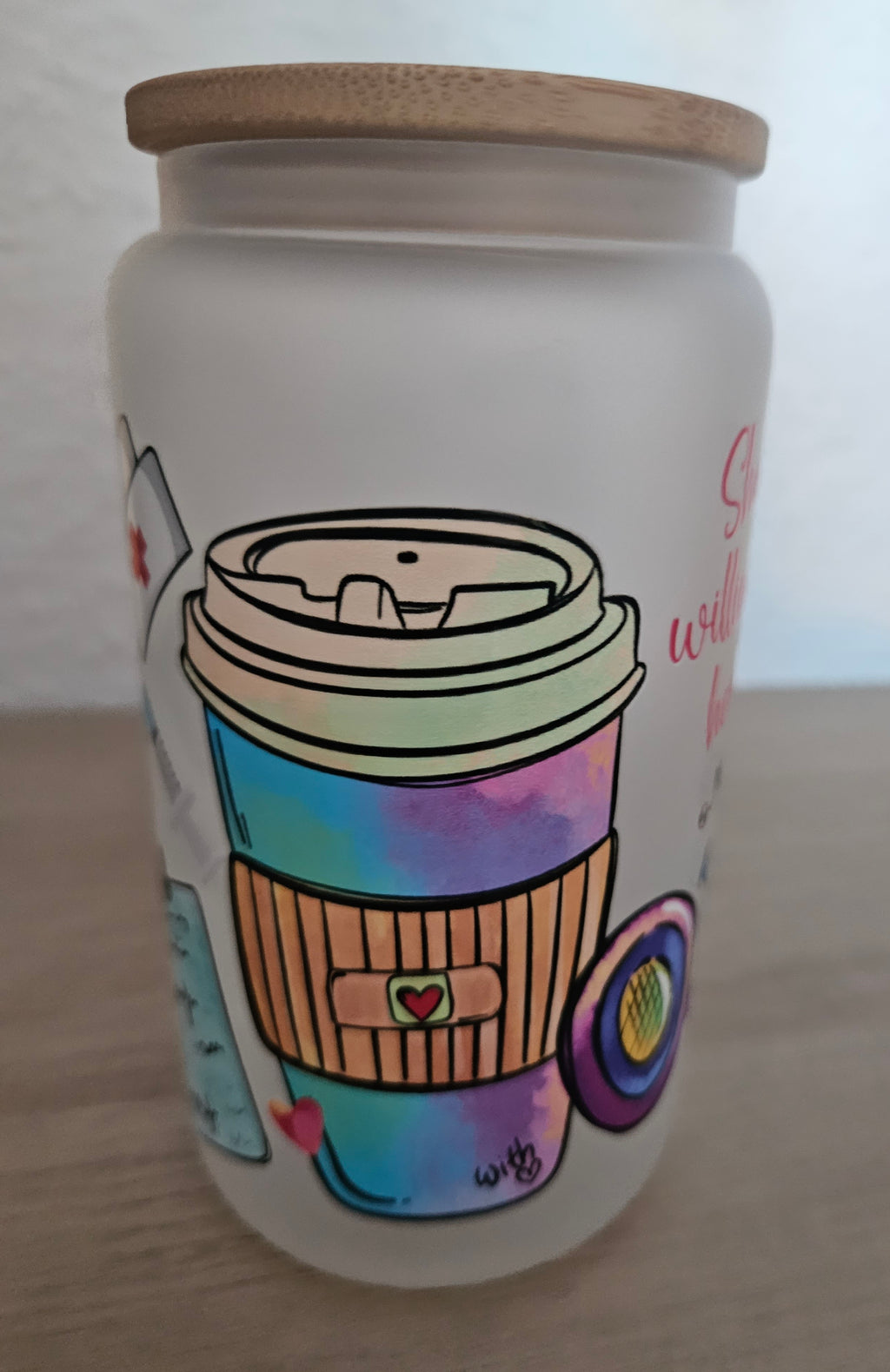 Glas Regenbogen Schwester